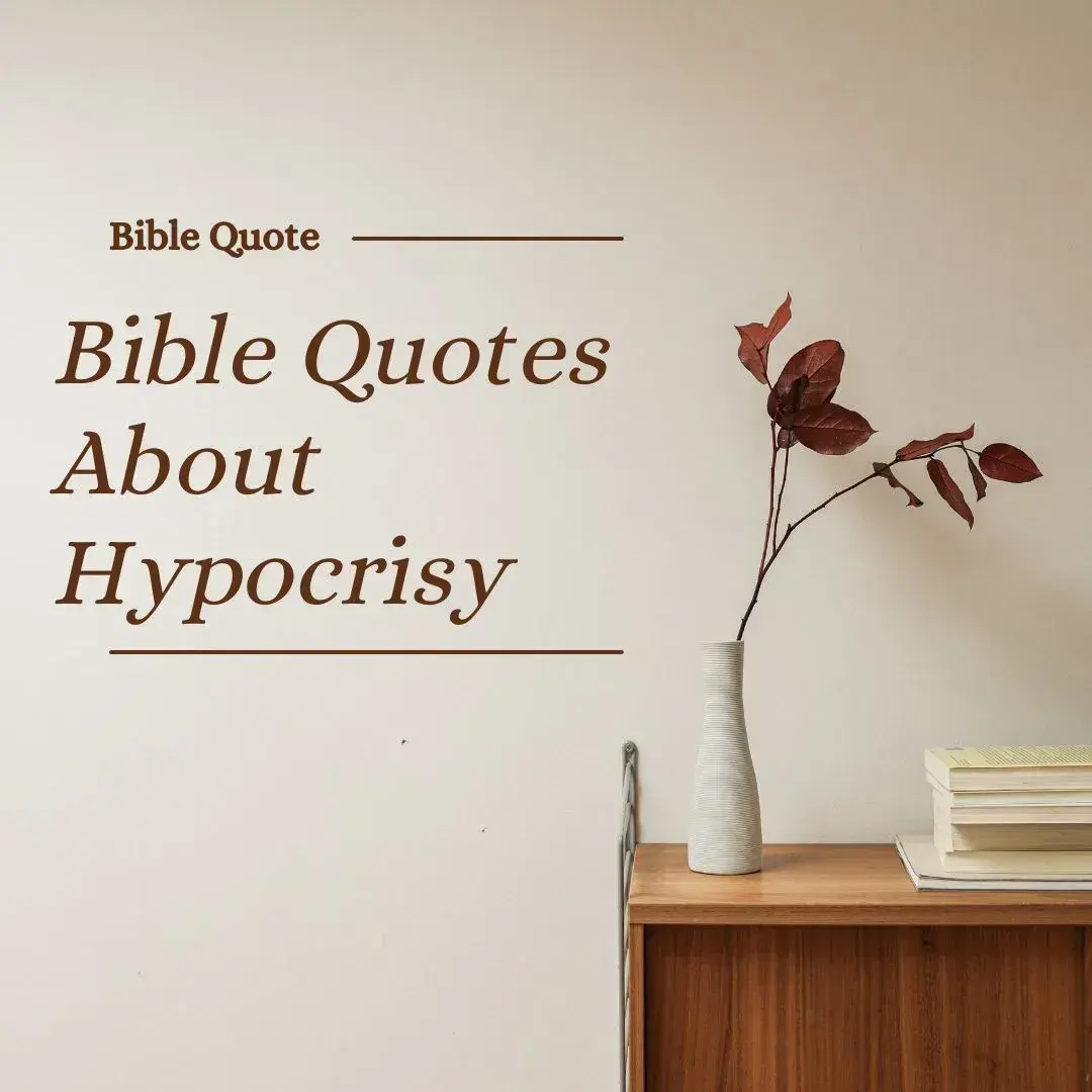 bible quotes about hypocrisy