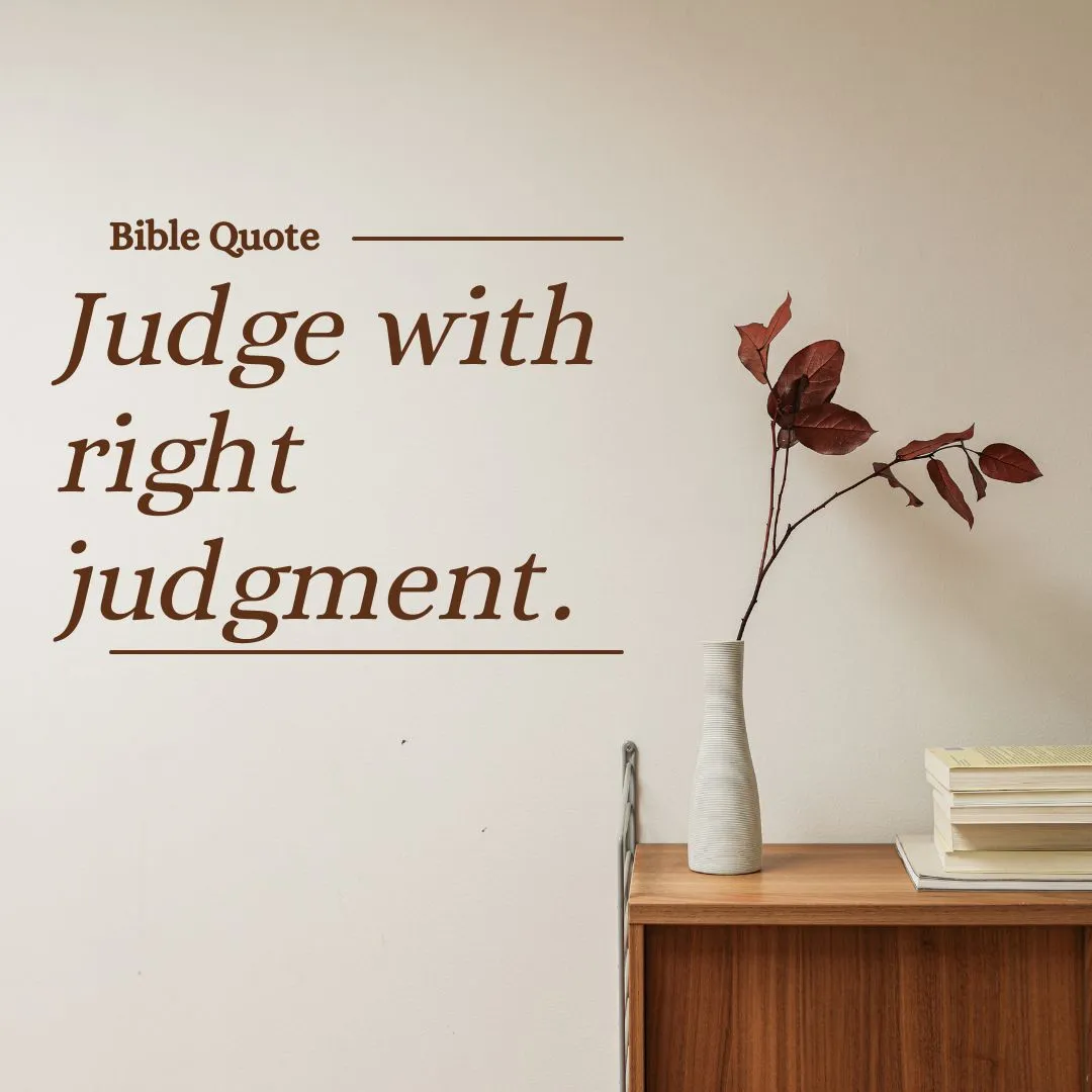 bible quotes about judgement