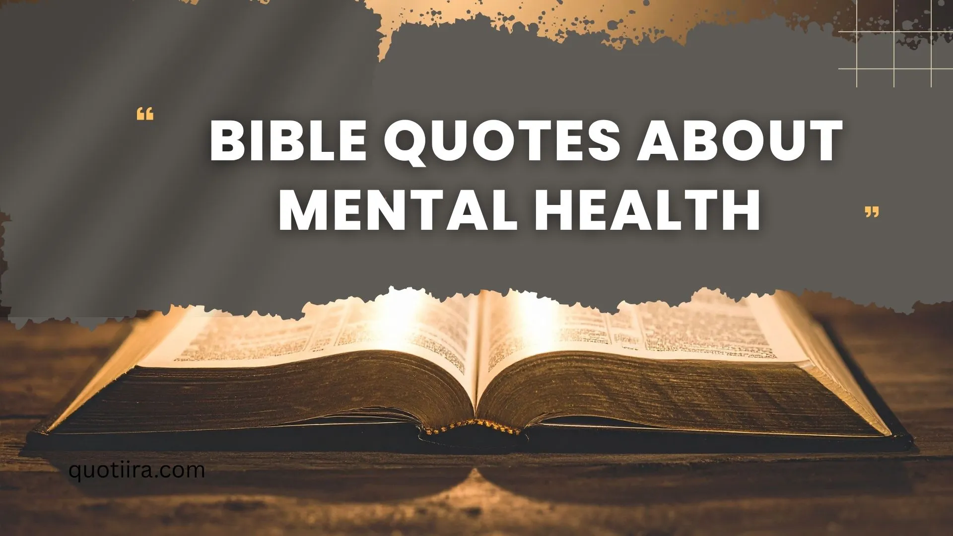 bible quotes about mental health