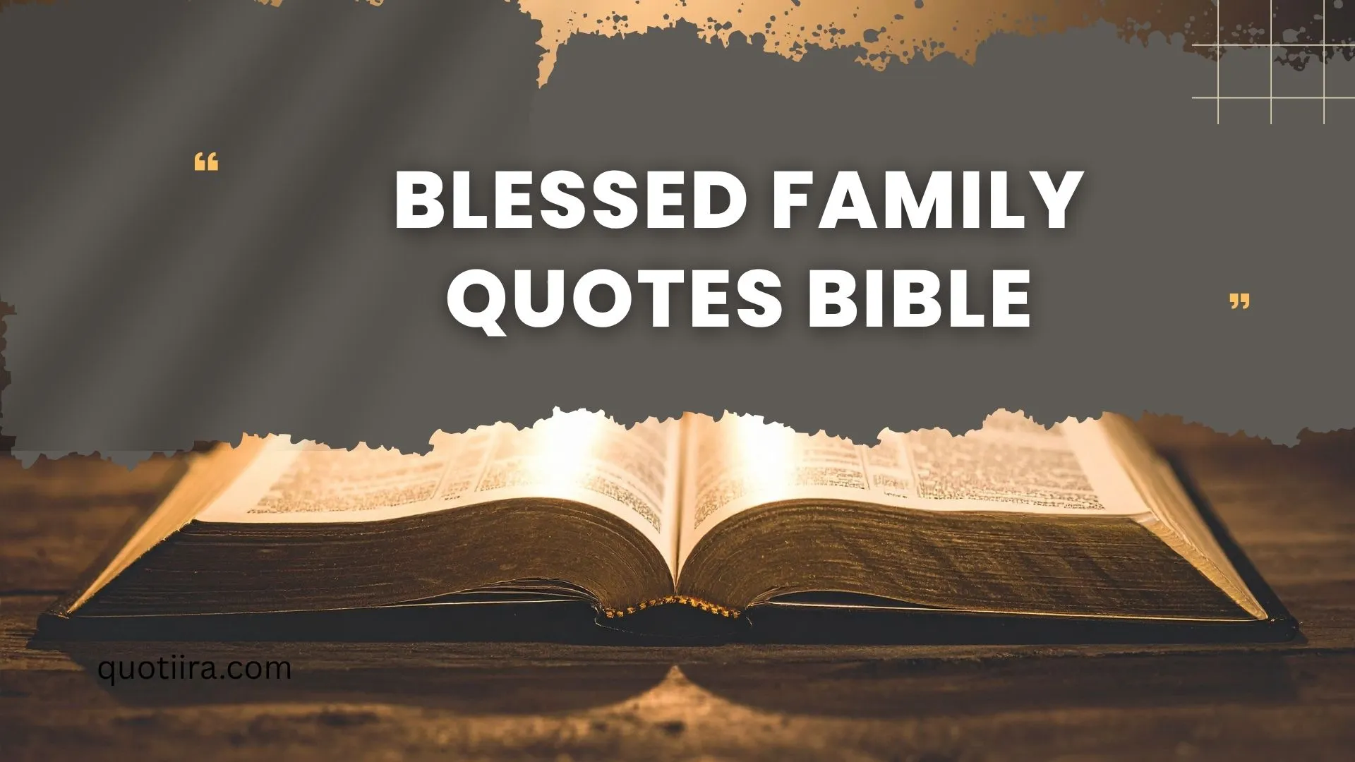 blessed family quotes bible
