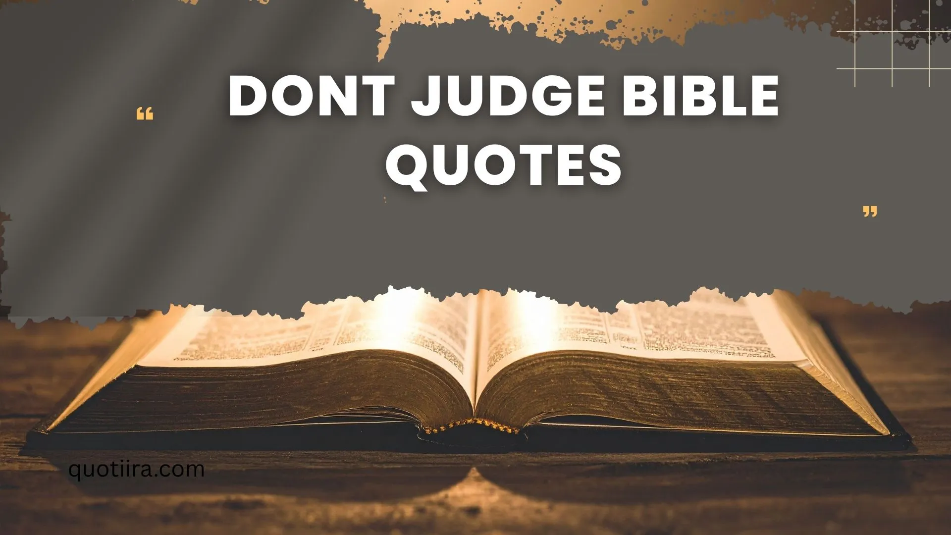 dont judge bible quotes