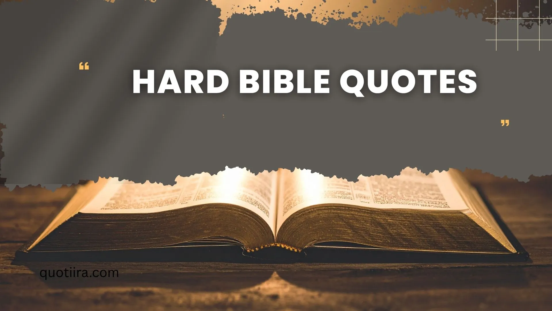 hard bible quotes